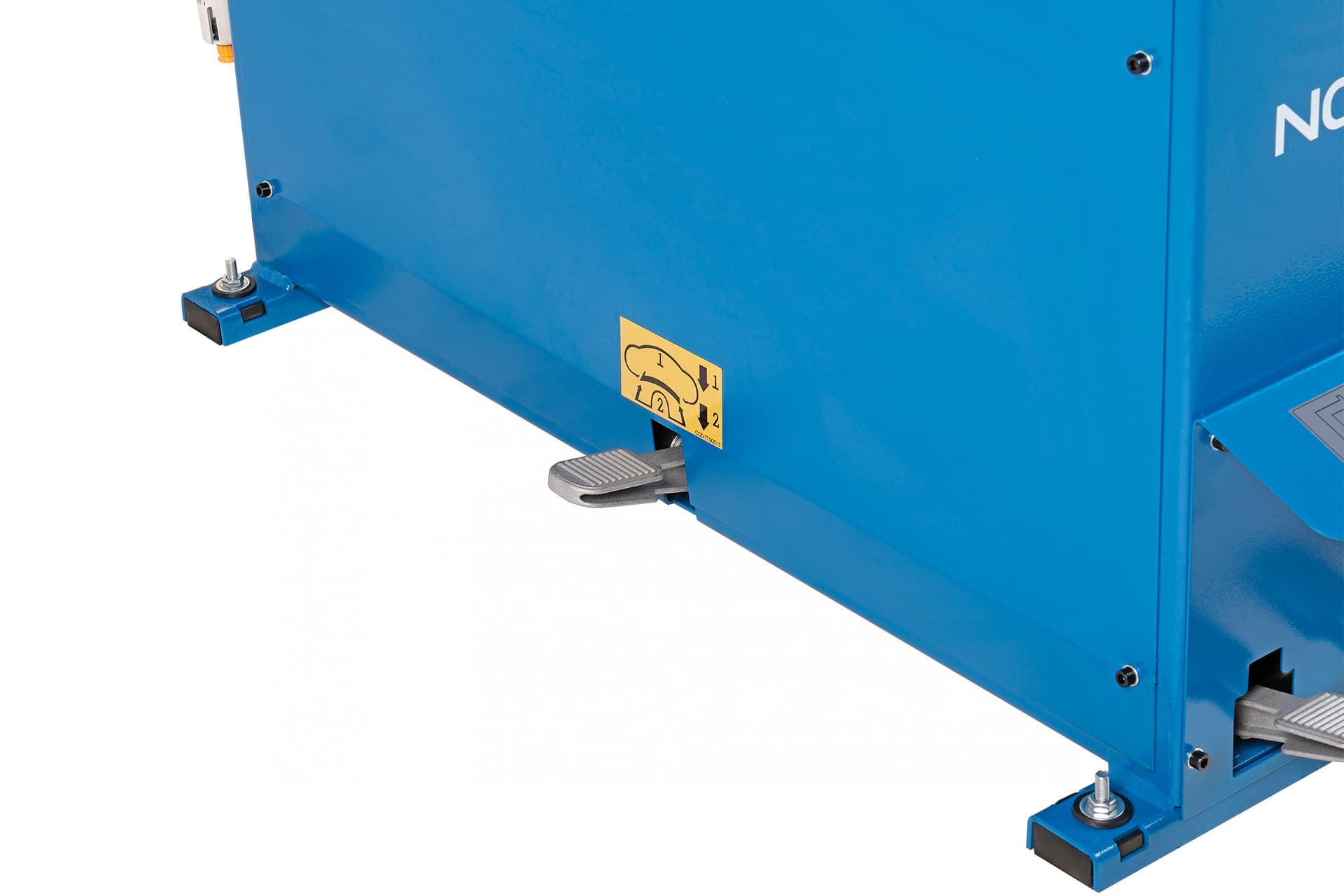 NORDBERG 4641ID — вид сбоку, габариты станка