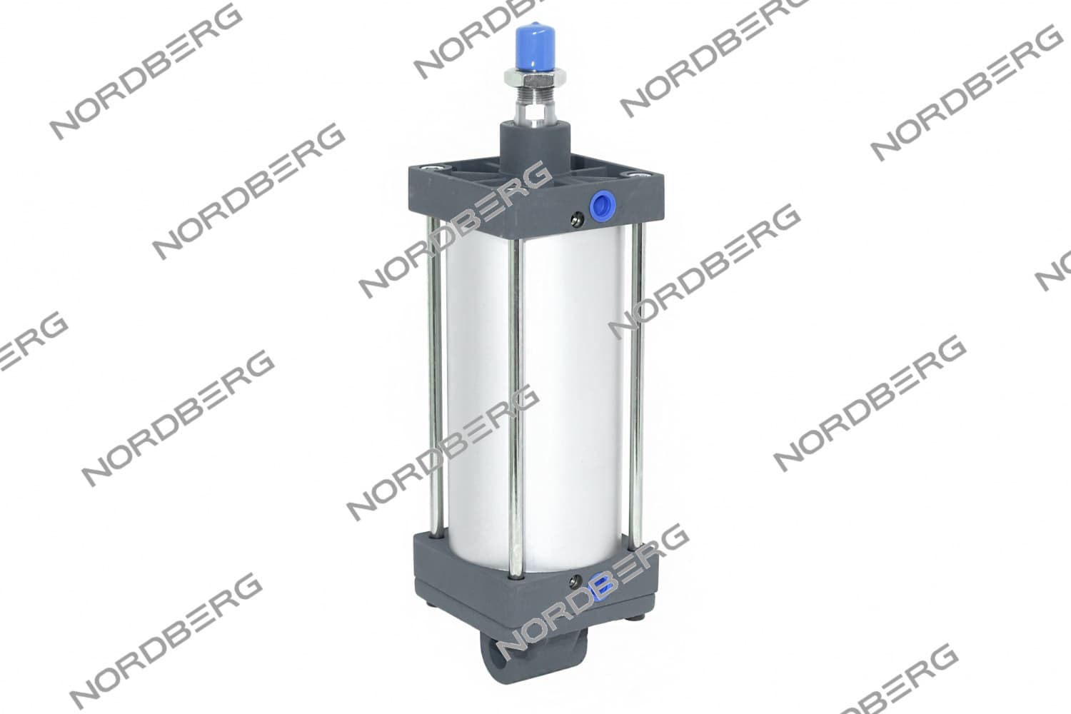 Пневмоцилиндр диаметром 125 мм с ходом 200 мм и площадкой CA125