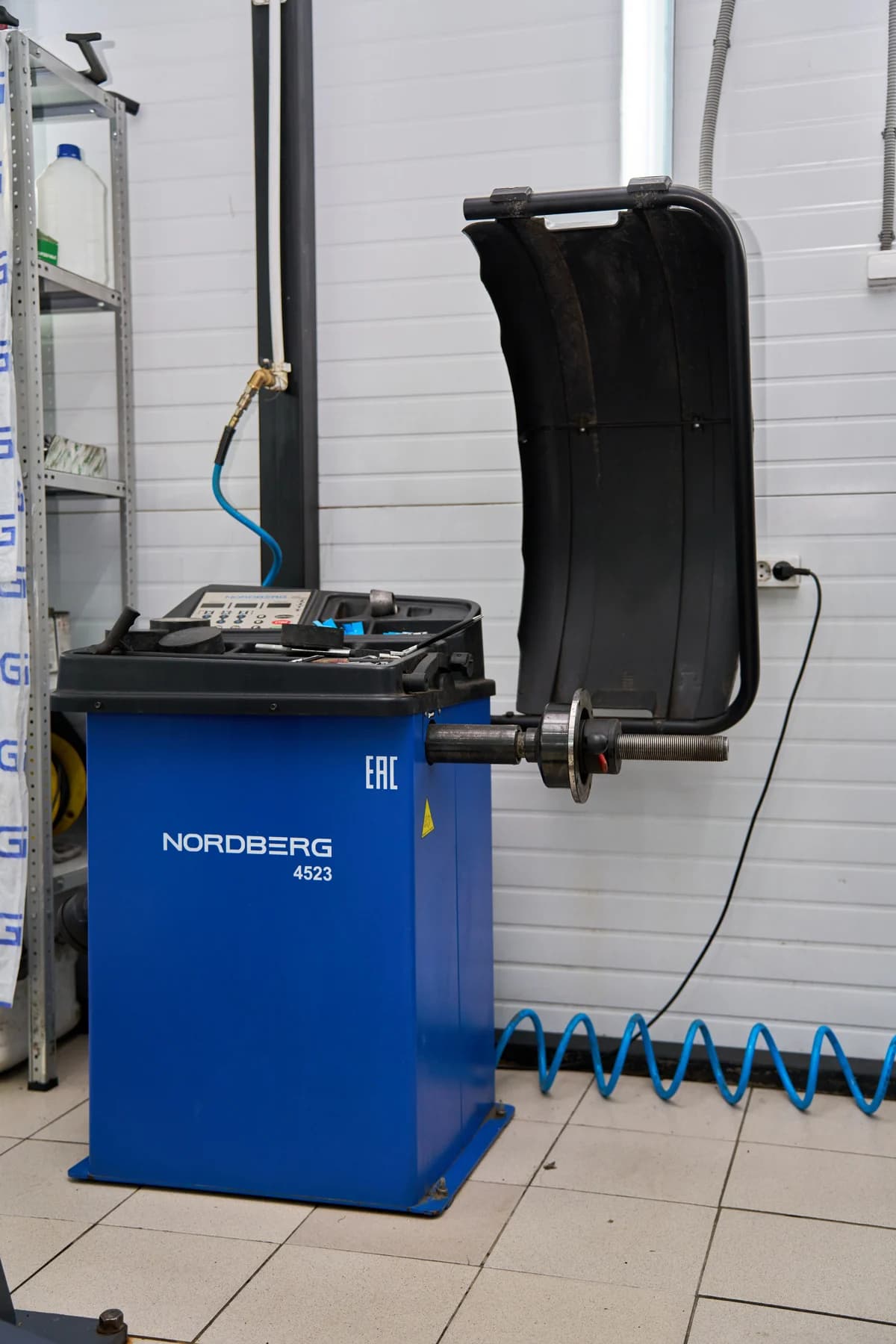 NORDBERG 4523 — дисплей с результатами измерения дисбаланса