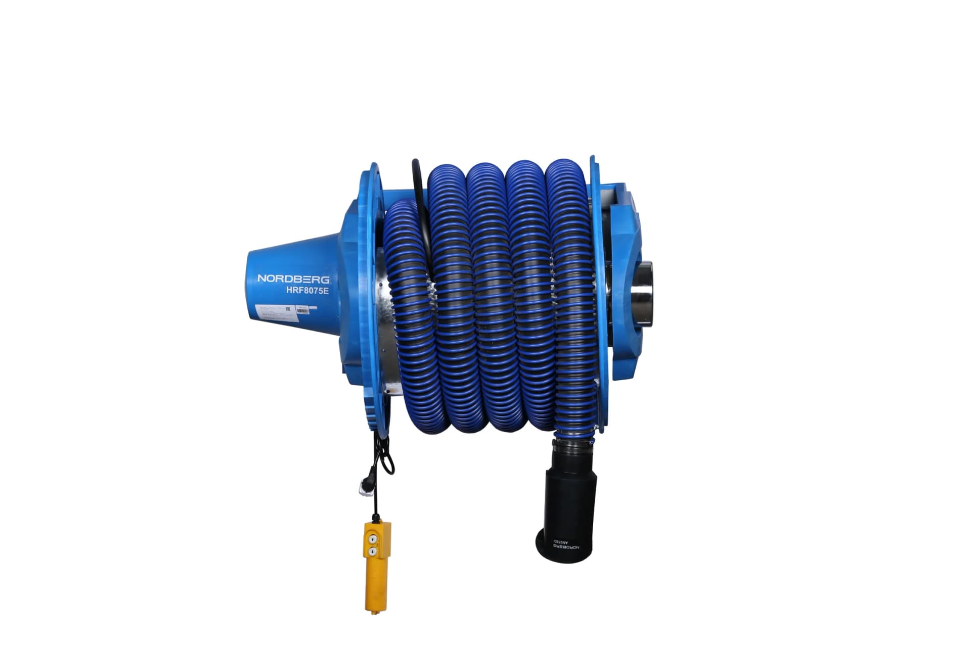 Катушка NORDBERG HRF8075E-KIT — автоматическая для выхлопных газов шланг 8 м Ø75 мм с насадкой