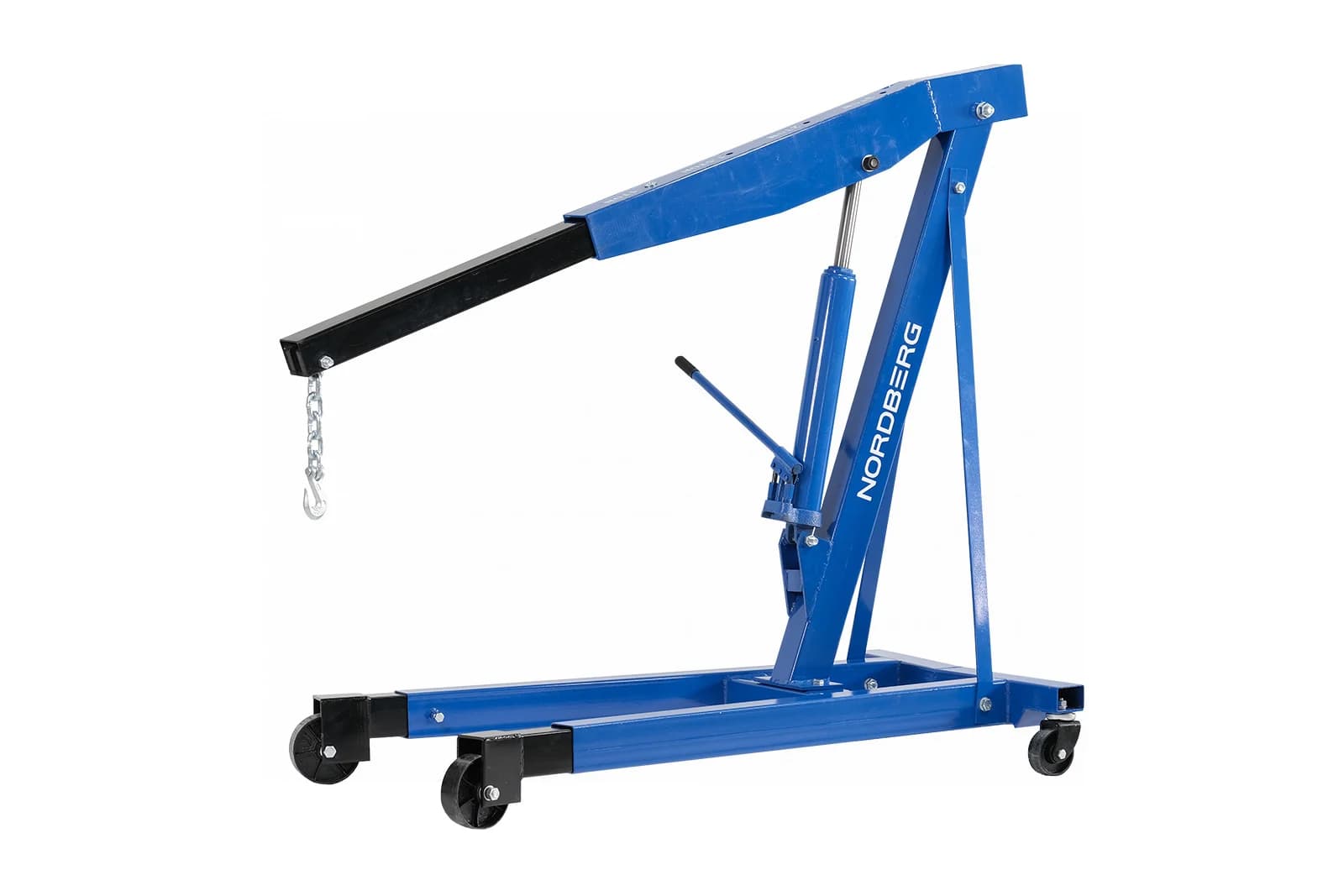 Кран N3730 — стрела в разложенном положении