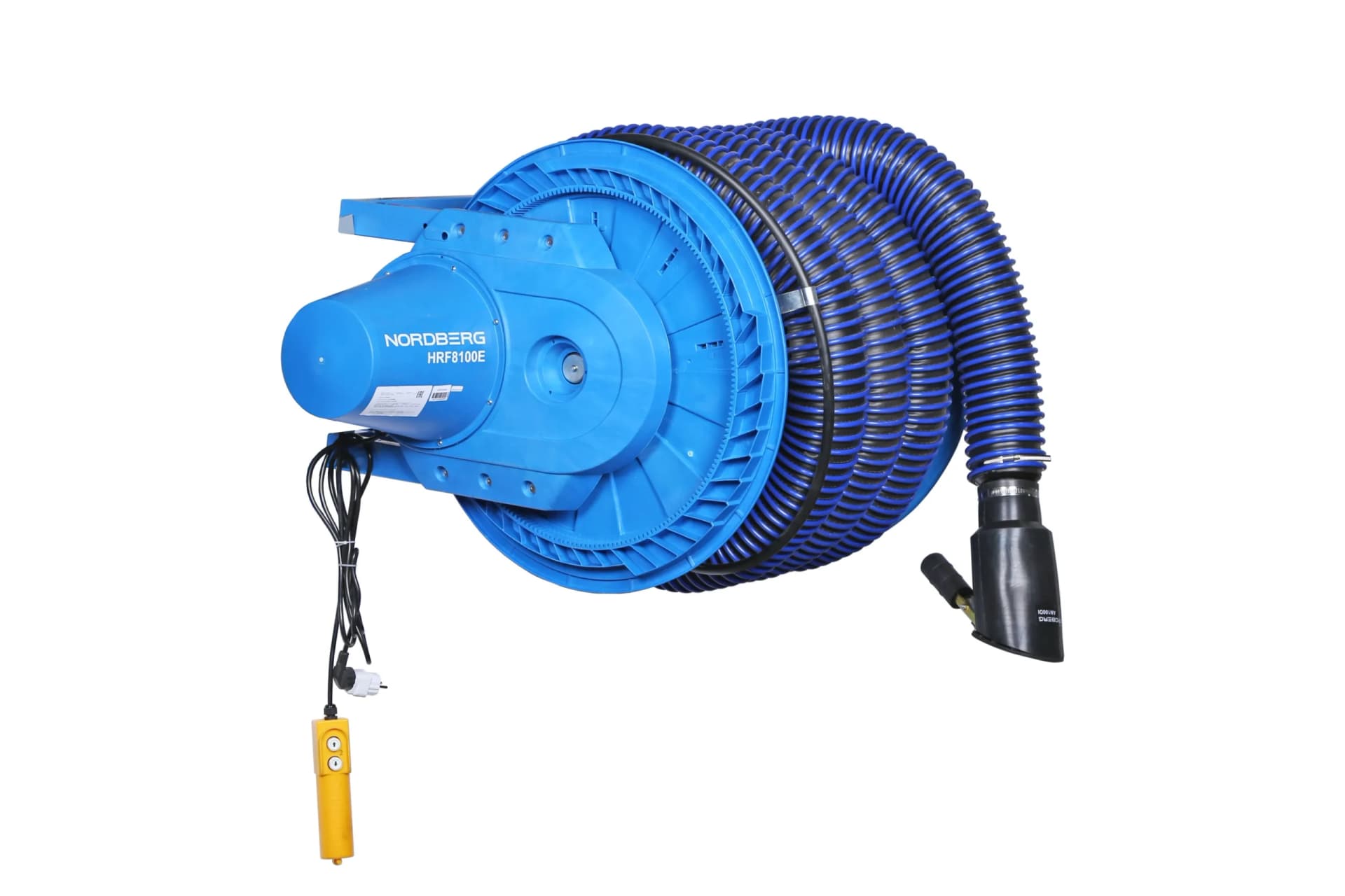 Катушка NORDBERG HRF8100E-KIT — автоматическая для выхлопных газов шланг 8 м Ø100 мм с насадкой