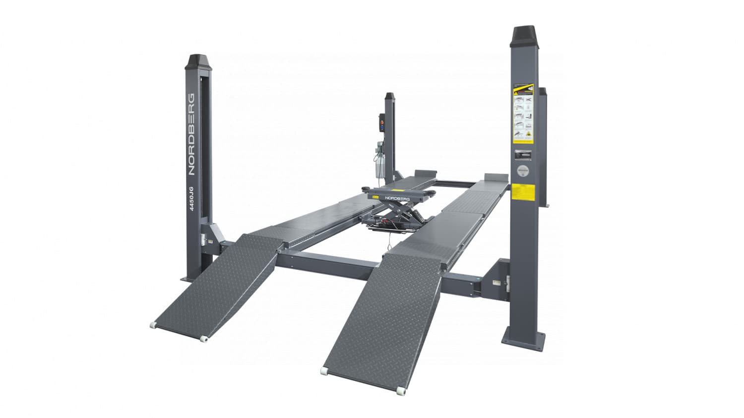 Подъемник четырехстоечный NORDBERG N433 — общий вид