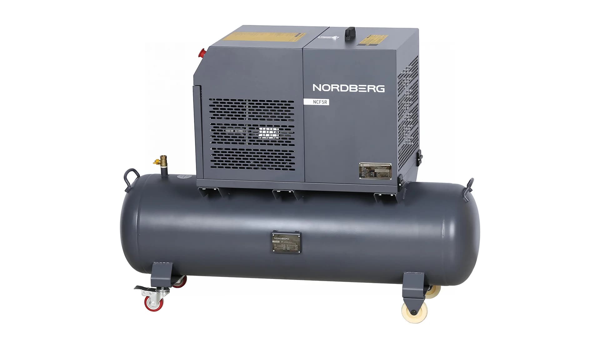 Компрессор винтовой Nordberg NCF5R — 4 кВт / 10 бар / ресивер 180 л