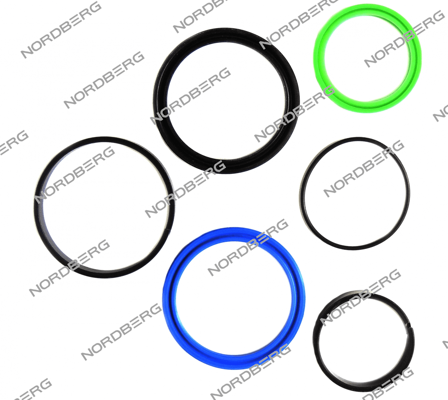 Ремкомплект цилиндра NORDBERG 4123A-4,5T — комплект уплотнений