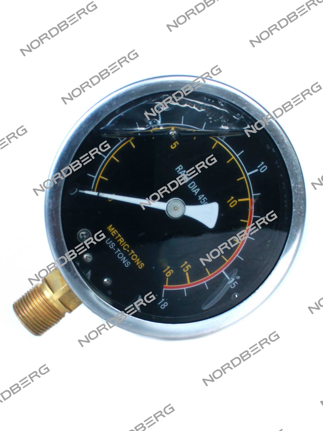 Радиальный манометр для гидравлического пресса NORDBERG N3610L — общий вид