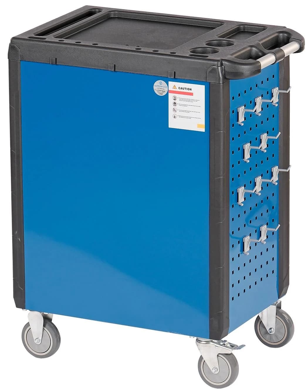 Тележка NORDBERG T7N — 7 ящиков нагрузка 350 кг замок в каждом синяя 800×470×980 мм