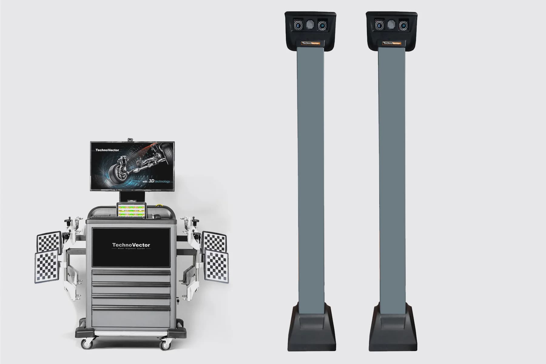 Стенд сход-развал 3D ТехноВектор P 7204 HAS — общий вид