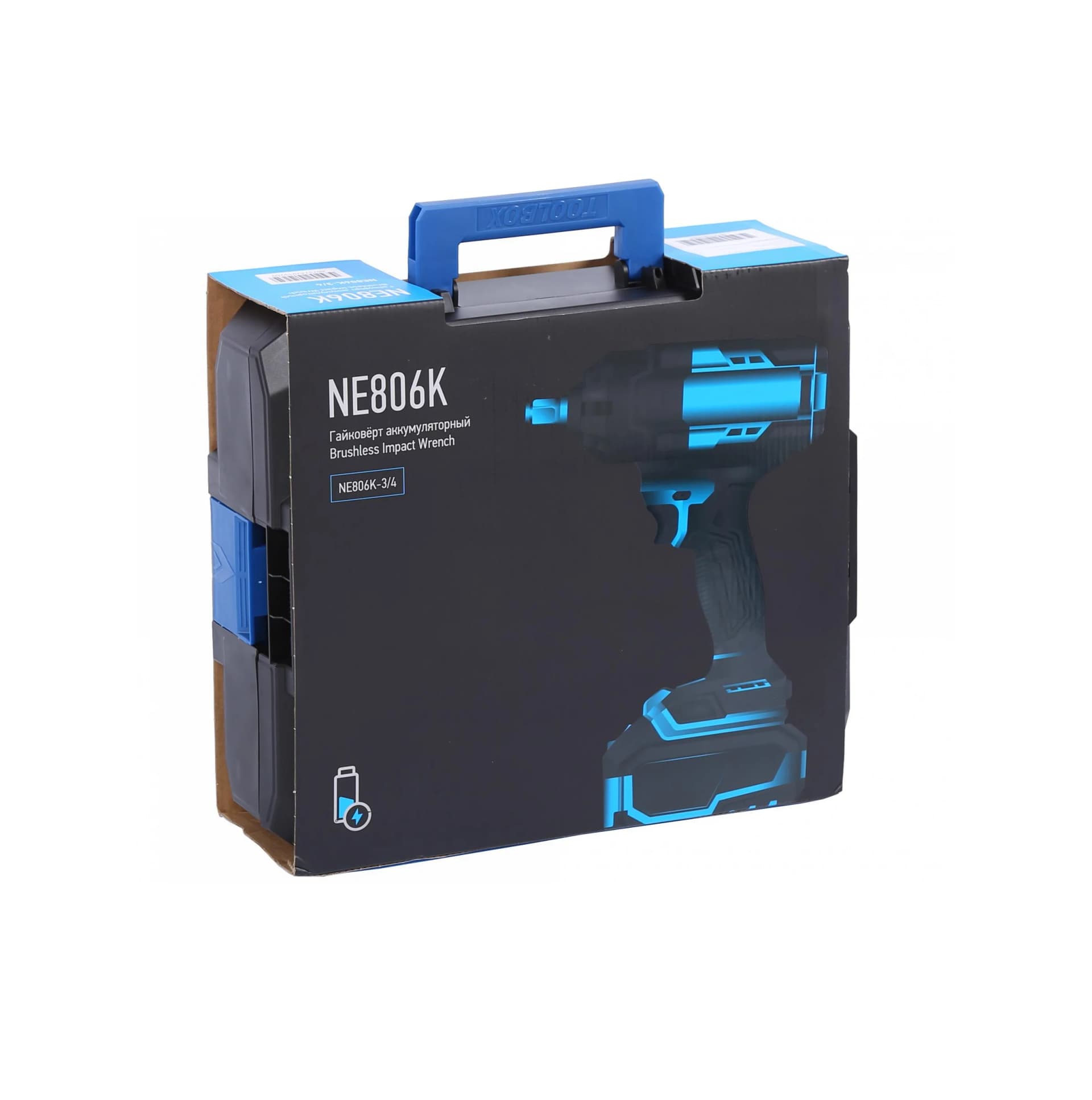 Гайковерт аккумуляторный NORDBERG NE806K 3/4″ — 1500 Нм, 6 Ач