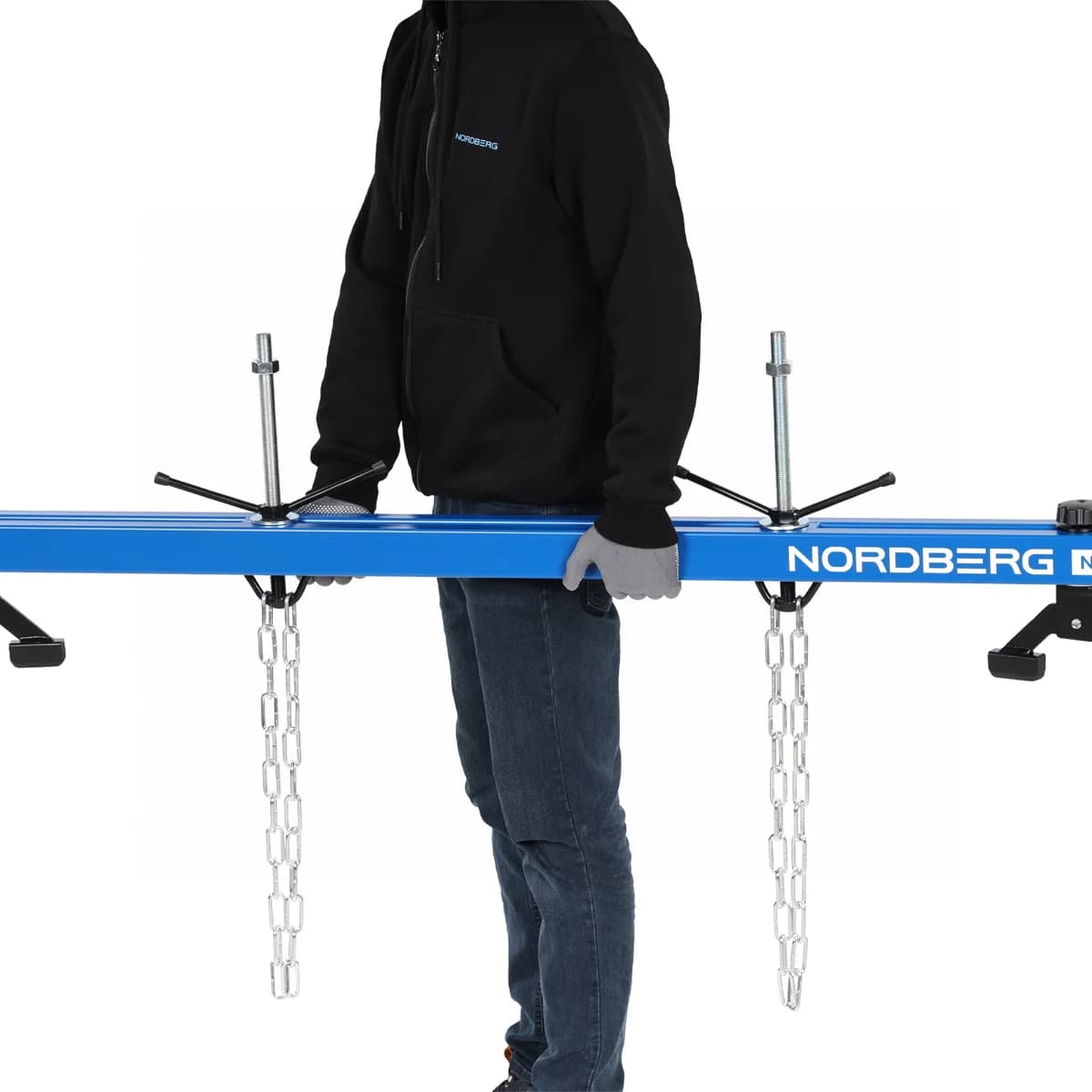 Стенд для вывешивания двигателя Nordberg N3005LV — 500 кг, длина 180 см