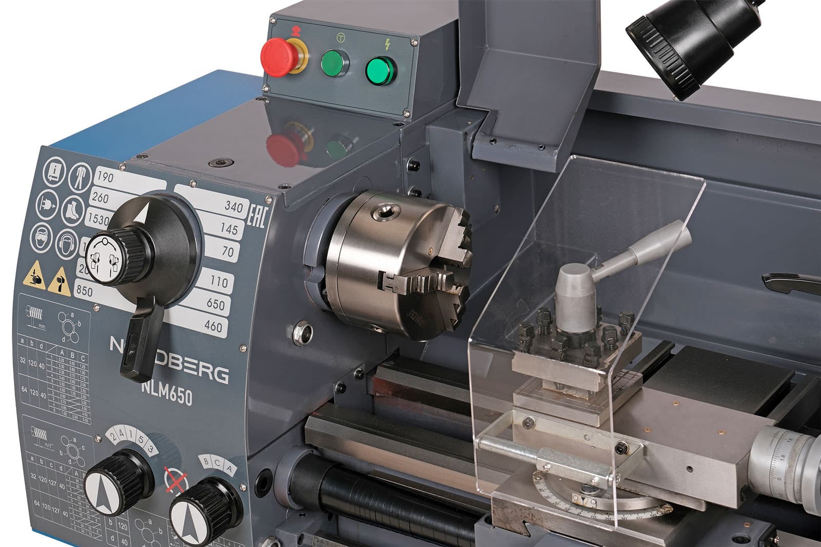 Токарный станок NORDBERG NLM650 вид сбоку