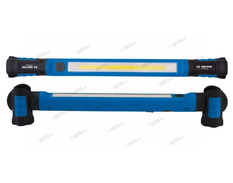 Фонарь подкапотный King Tony 9TA33A — 1 200 лм / COB / шарнир 2 магнита / Li-Ion 7,4 В