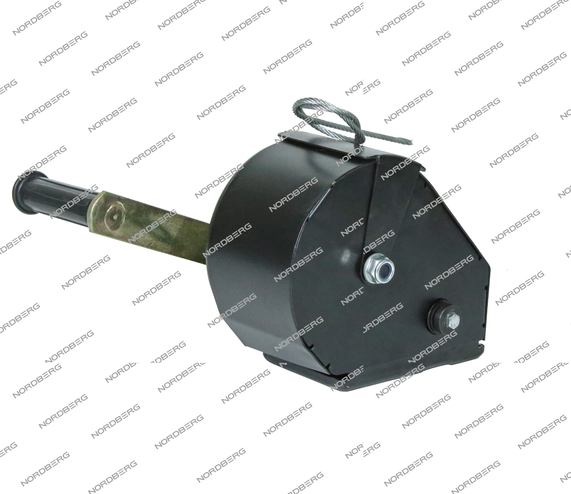 Лебедка в сборе NORDBERG N3650E — крепление и трос