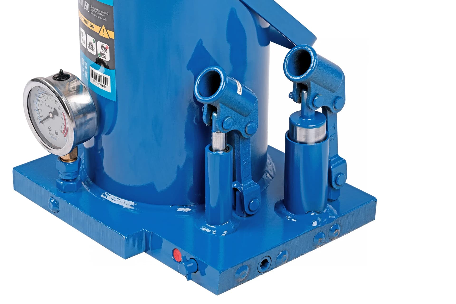 Домкрат бутылочный двухплунжерный, 50 т