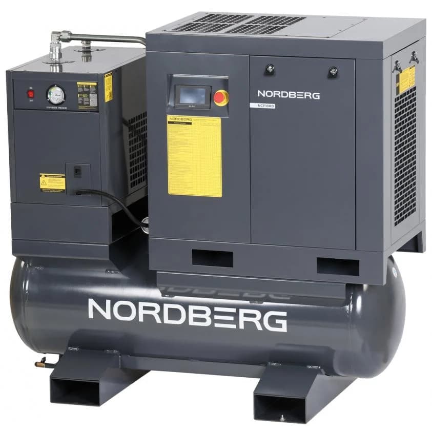 Компрессор винтовой Nordberg NCF10RD — 7.5 кВт / VSD / 960 л/мин / ресивер 300 л