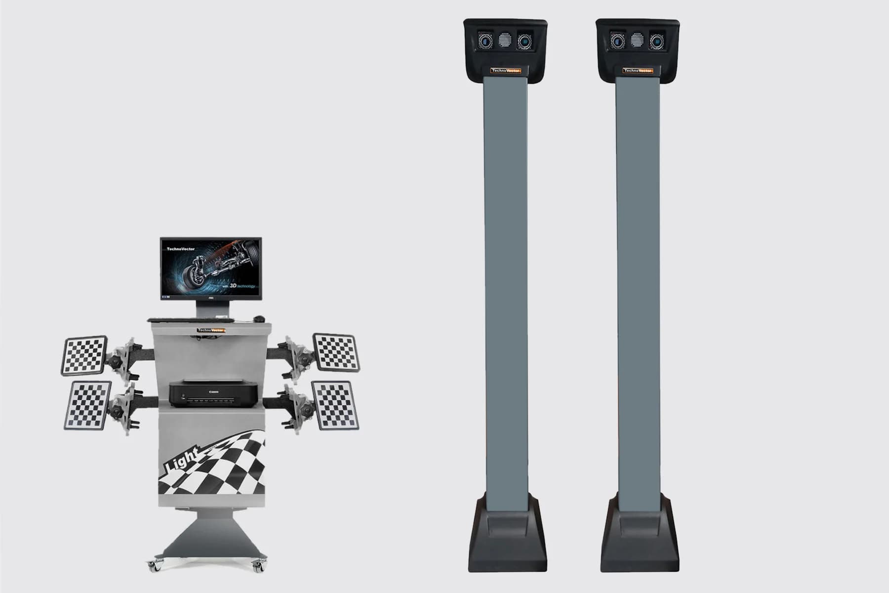 Стенд сход-развал 3D ТехноВектор 7204 HAS — общий вид