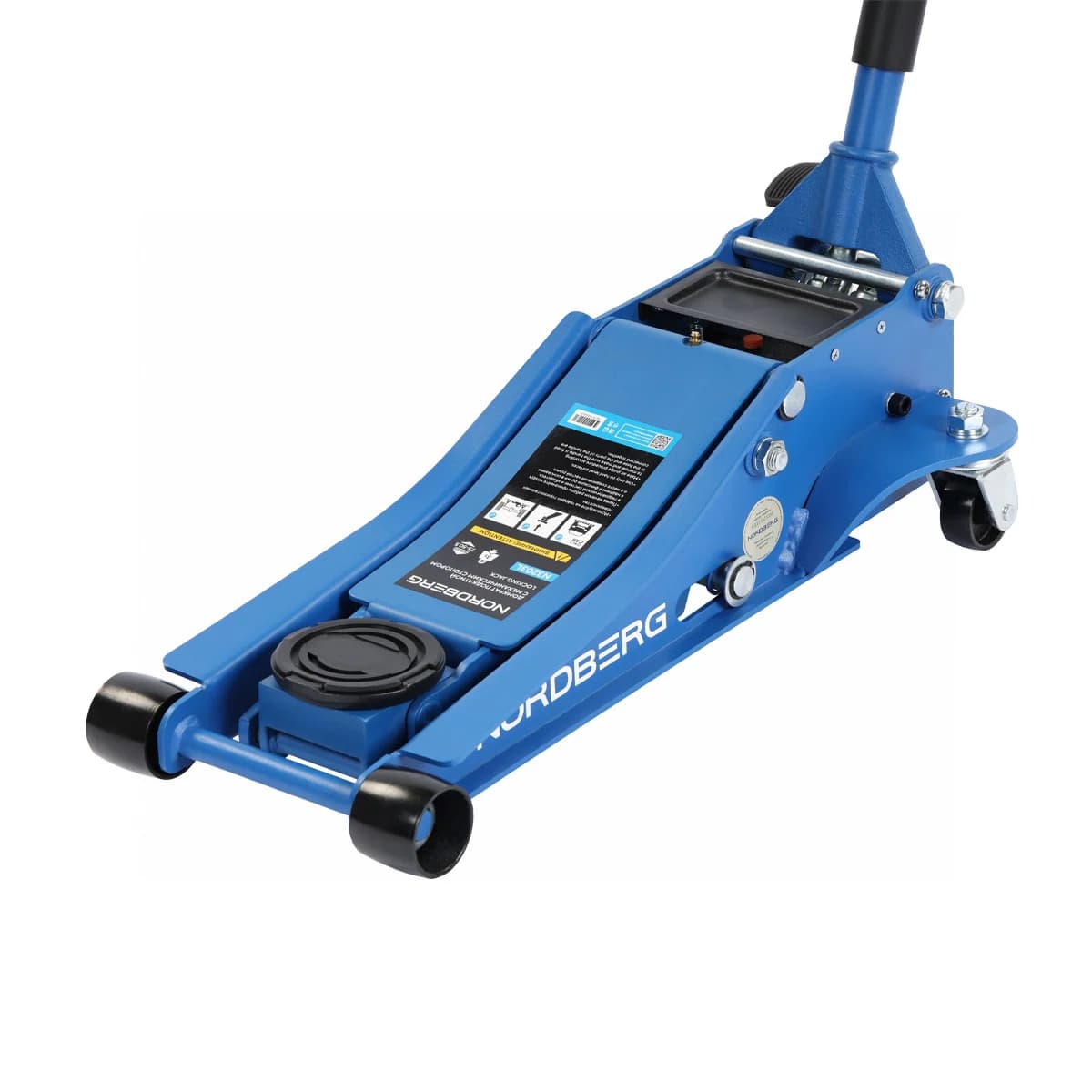 Домкрат подкатной NORDBERG N3203L — 3 т, стопор, подхват 7,5 см