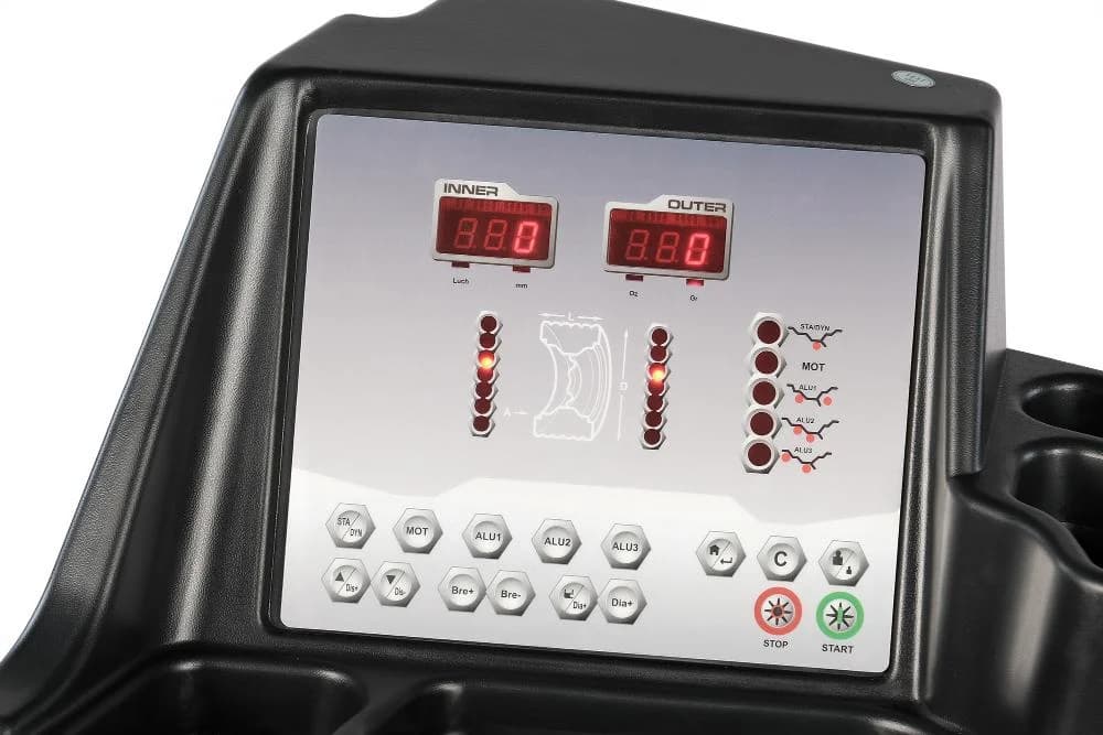 NORDBERG 4524C — панель управления с 6 программами балансировки