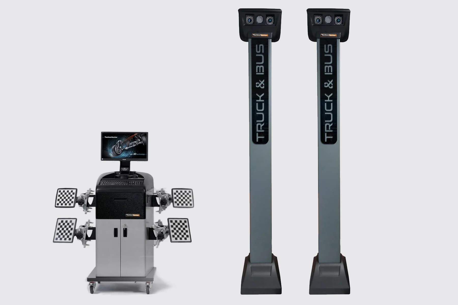 Стенд сход-развал ТехноВектор 7 Truck T 7204 HTS6 — общий вид