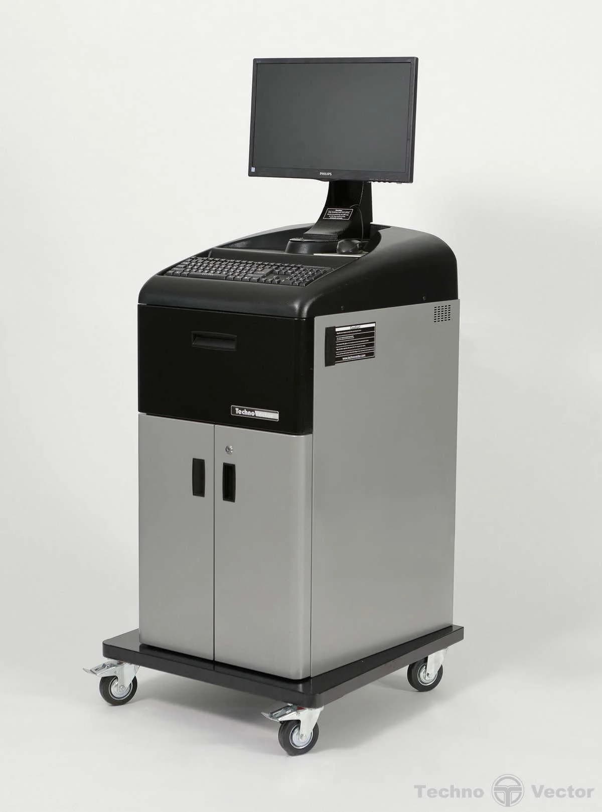 Стенд проездного контроля ТехноВектор 8 VELOX — компьютерная стойка T