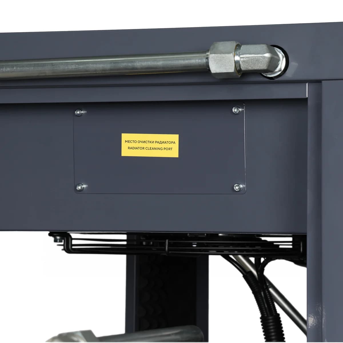 Компрессор винтовой, 11 кВт, 10 бар, 1550 л/мин, ресивер 410 л, с частотным преобразователем, осушитель