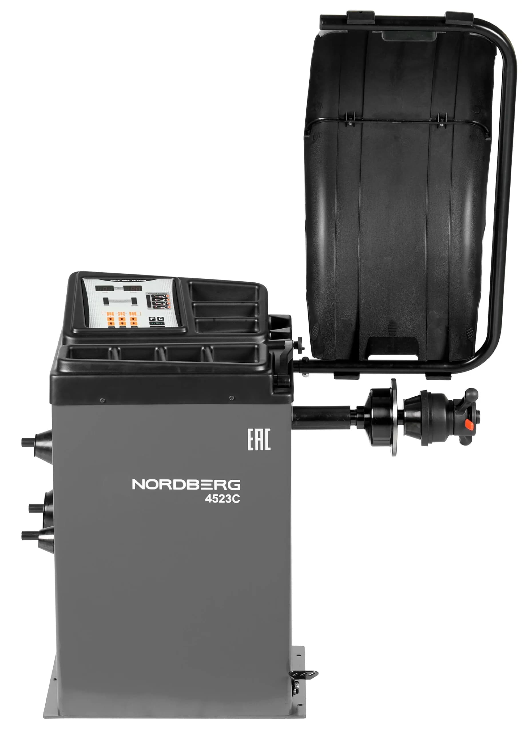 NORDBERG 4523C — колесо на валу, вид спереди