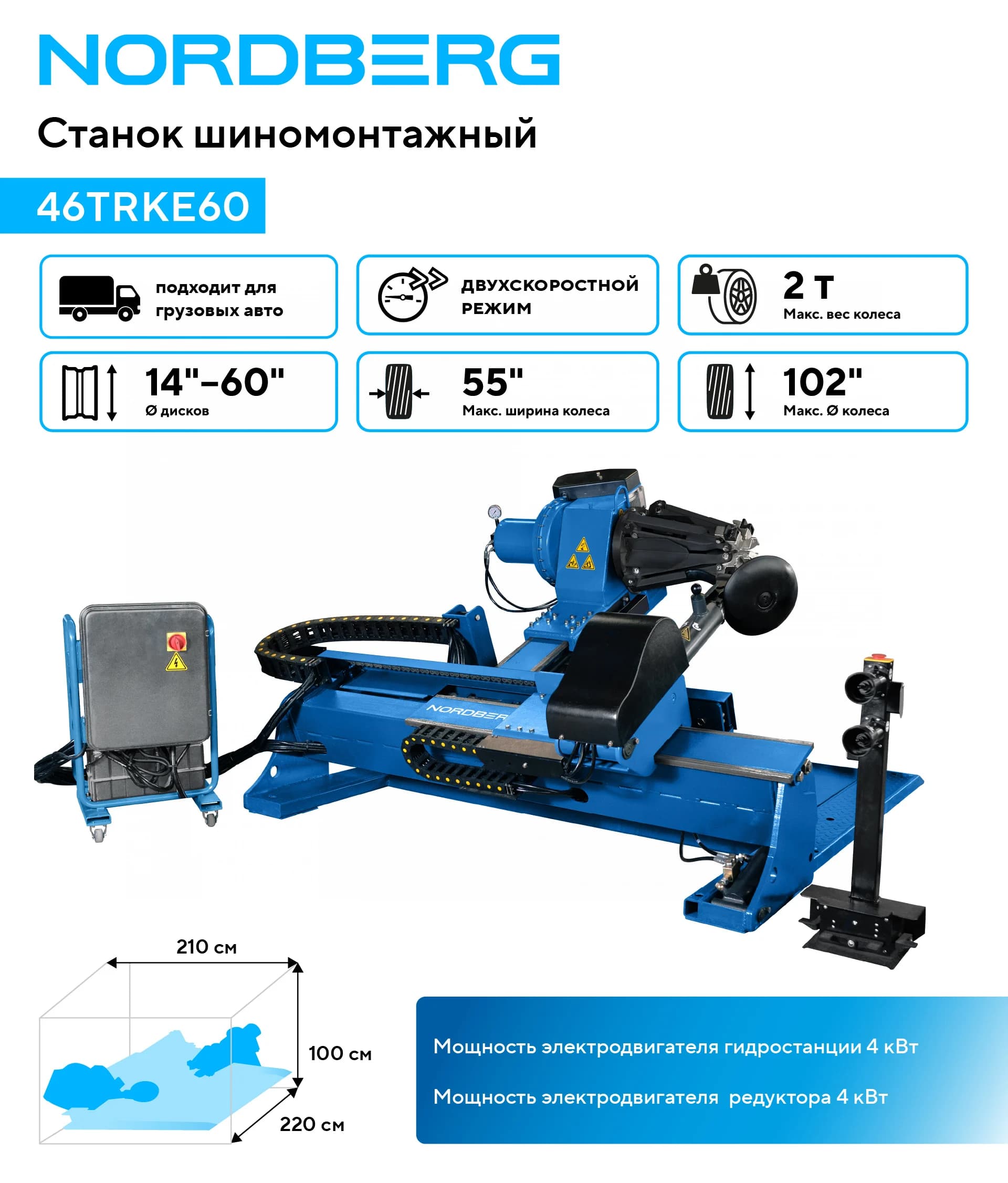Nordberg 46TRKE60 — гидравлическая инструментальная консоль