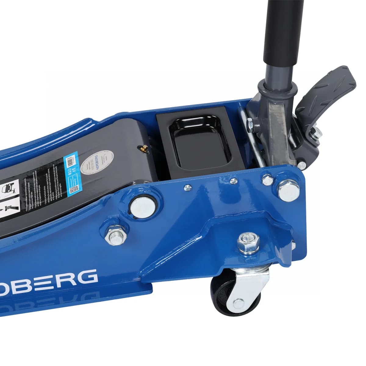 Домкрат подкатной NORDBERG N32039 — 4 т, педаль, подхват 9,5 см