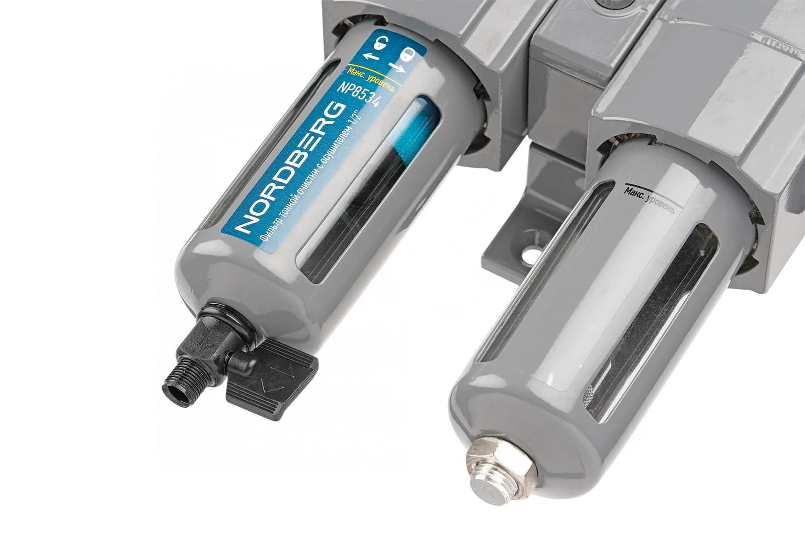 Фильтр воздушный тонкой очистки NORDBERG NP8534 — 0,01 мкм + осушитель, 1/2″
