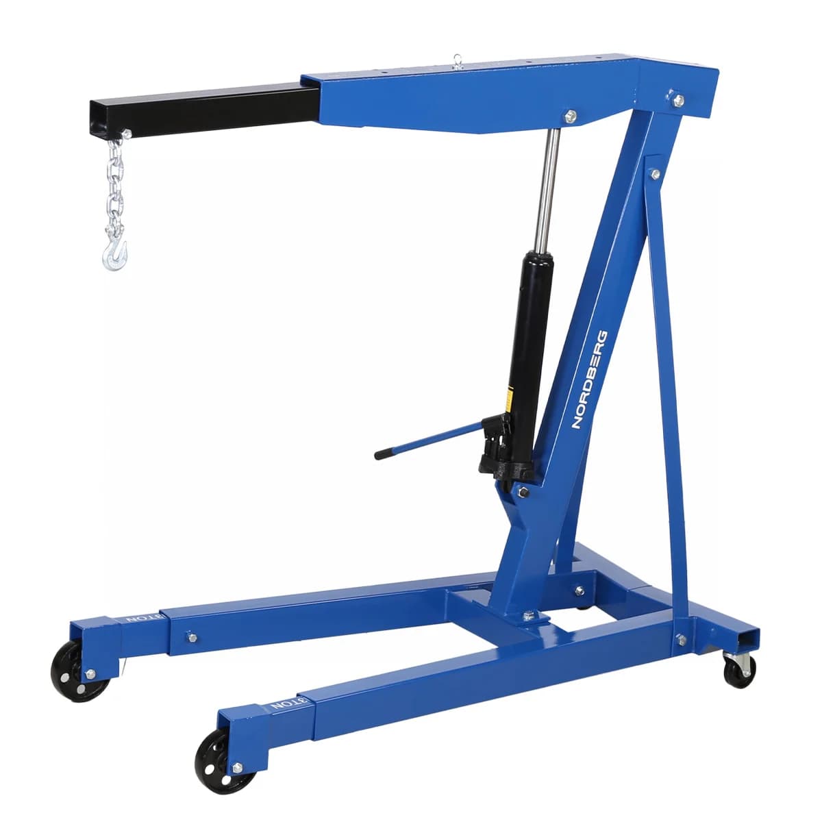 Кран гаражный NORDBERG — механизм складывания