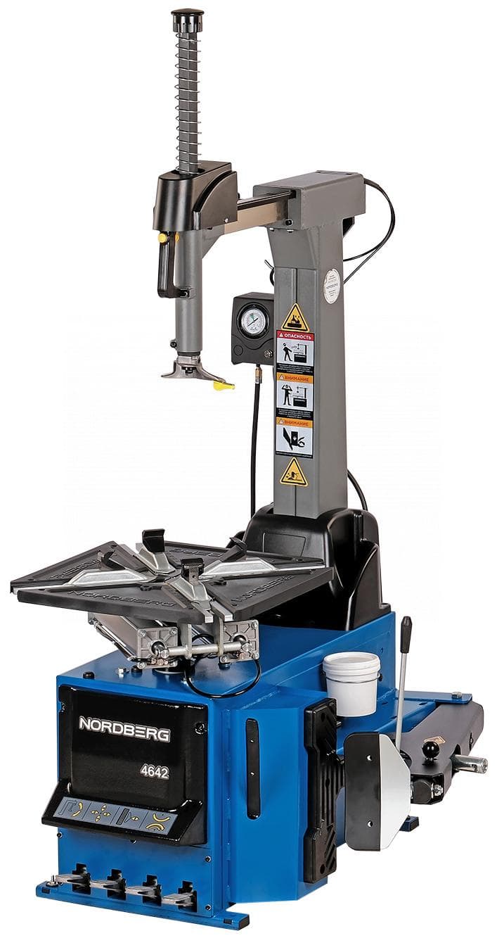 Шиномонтажный станок NORDBERG 4642(B) — общий вид, синий