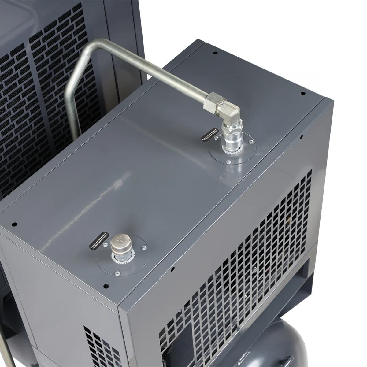 Компрессор винтовой, 11 кВт, 10 бар, 1550 л/мин, ресивер 410 л, с частотным преобразователем, осушитель