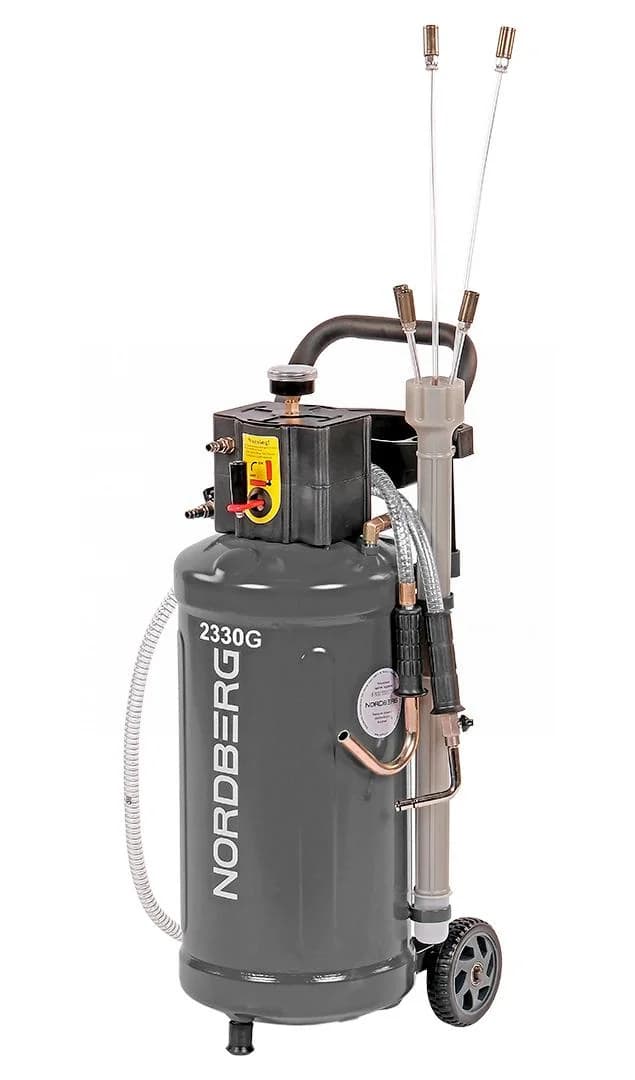 Установка для сбора отработанного масла Nordberg 2330G — пневматическая, 30 л