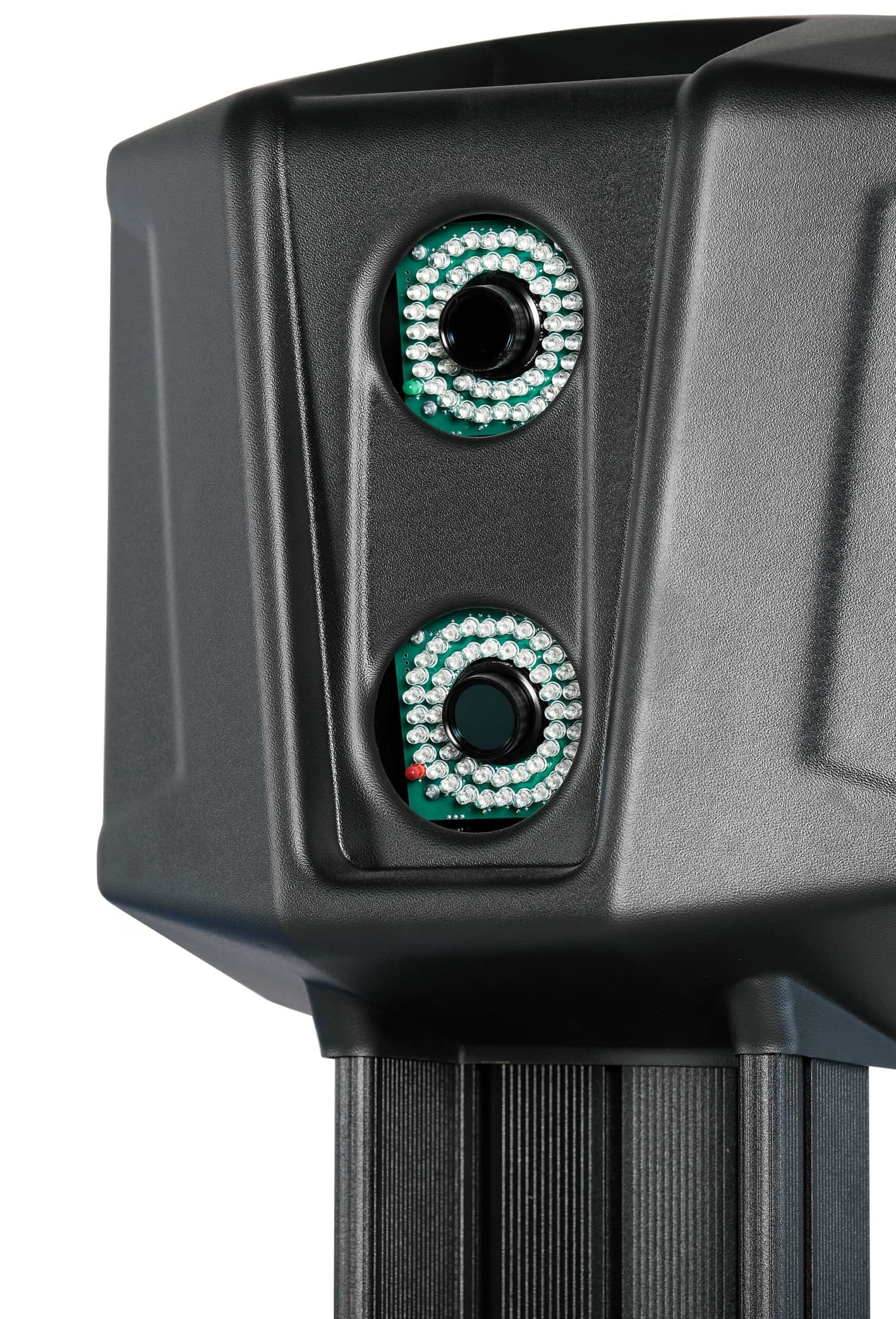 Стойка с камерами стенда NORDBERG C804 TRUCK — фронтальный ракурс