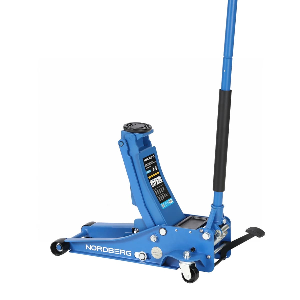 Домкрат подкатной NORDBERG N3203L — 3 т, стопор, подхват 7,5 см