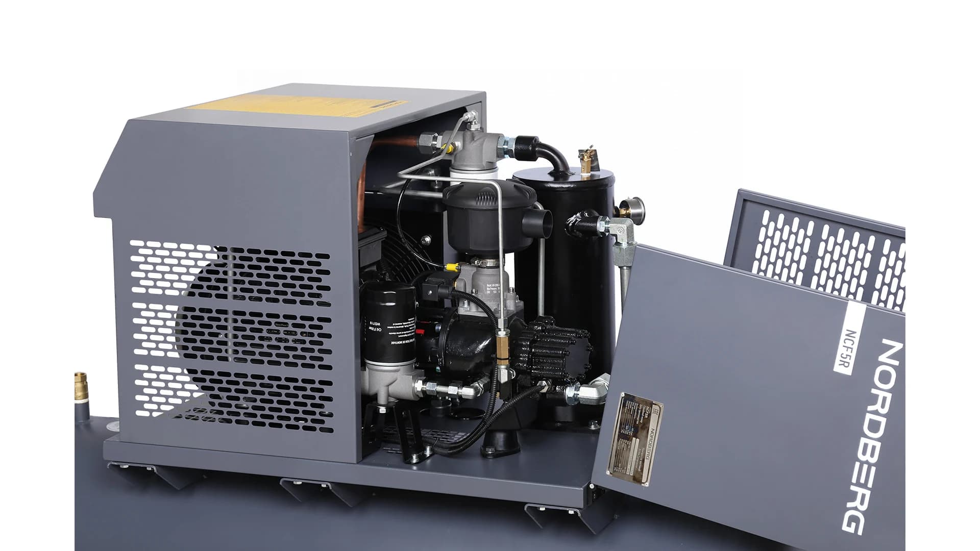 Компрессор винтовой Nordberg NCF5R — 4 кВт / 10 бар / ресивер 180 л