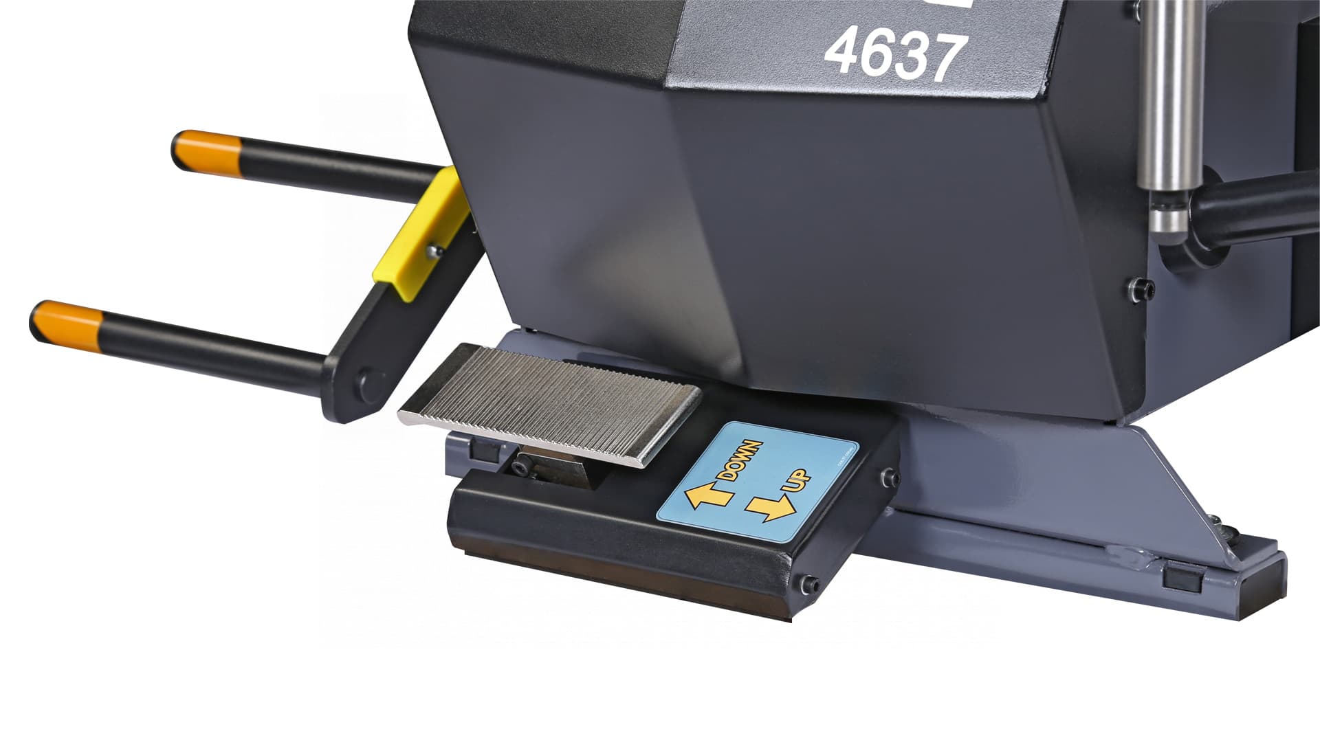 NORDBERG 4637 — вид сбоку, общая компоновка станка