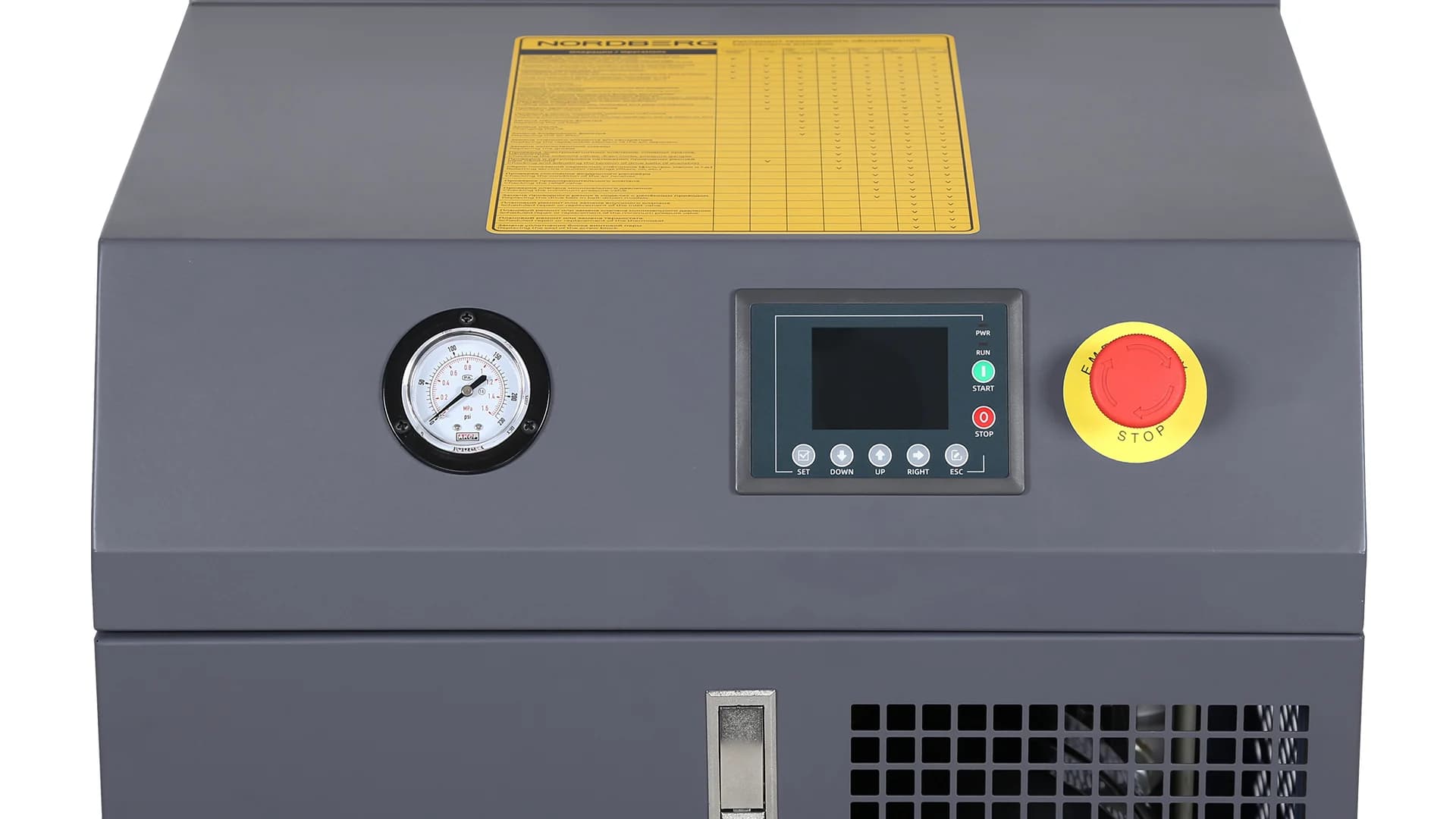 Компрессор винтовой Nordberg NCF5R — 4 кВт / 10 бар / ресивер 180 л