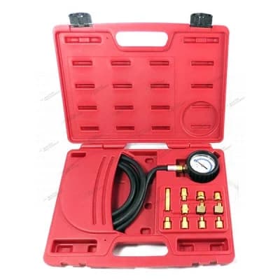 Манометр давления масла МАСТАК 120-20012C с комплектом адаптеров