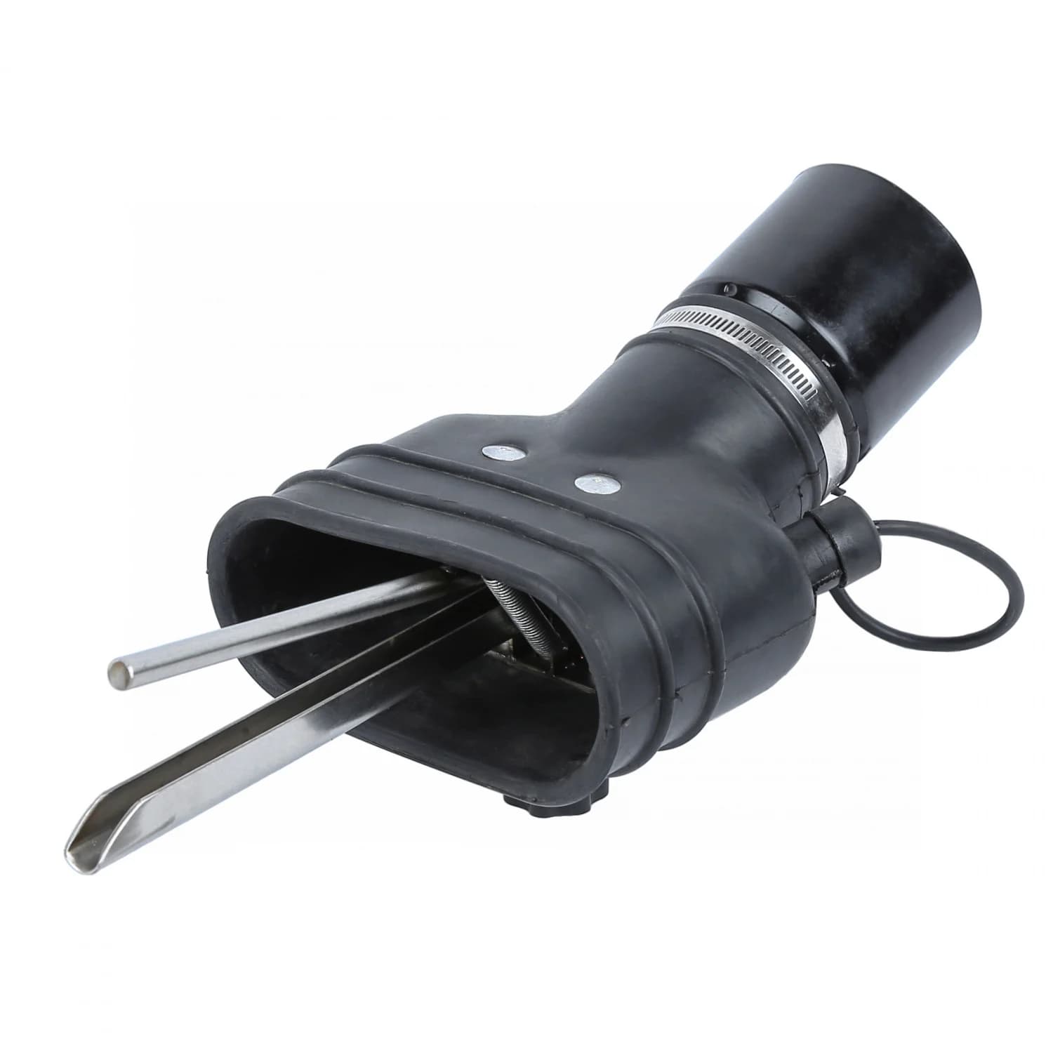 Насадка резиновая овальная с внутренней фиксацией на шланг D=90 мм