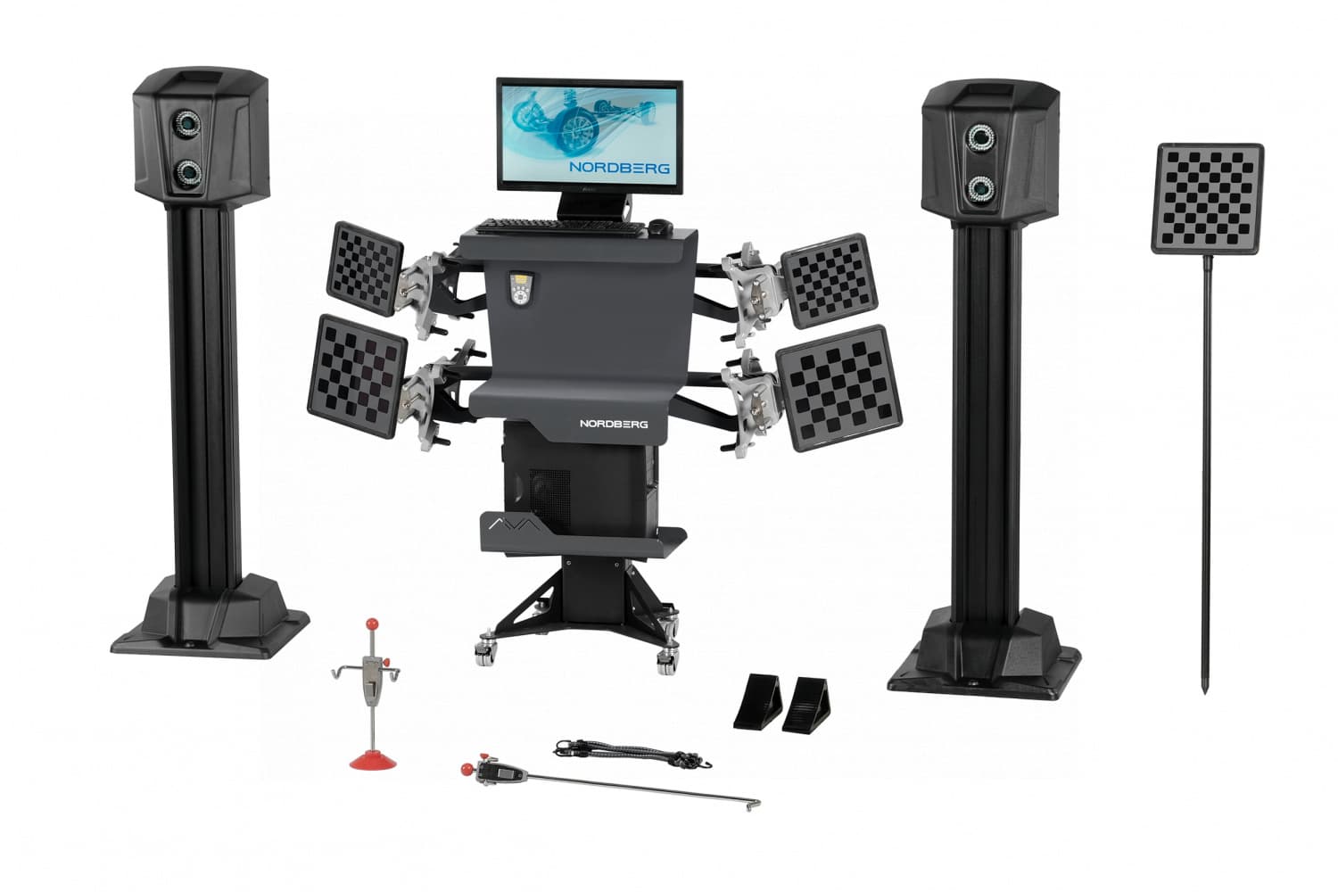 Стенд развал-схождения 3D NORDBERG C804 TRUCK — общий вид