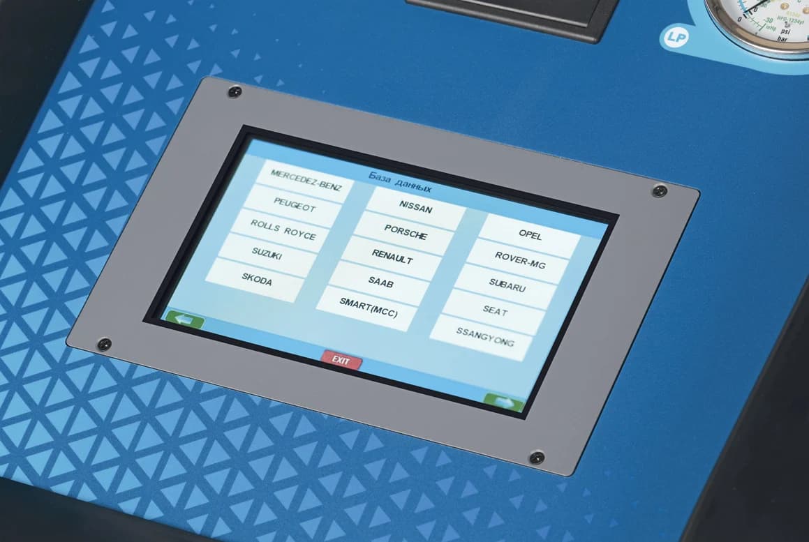 Установка автомат для заправки автомобильных кондиционеров (R134a+R1234yf)