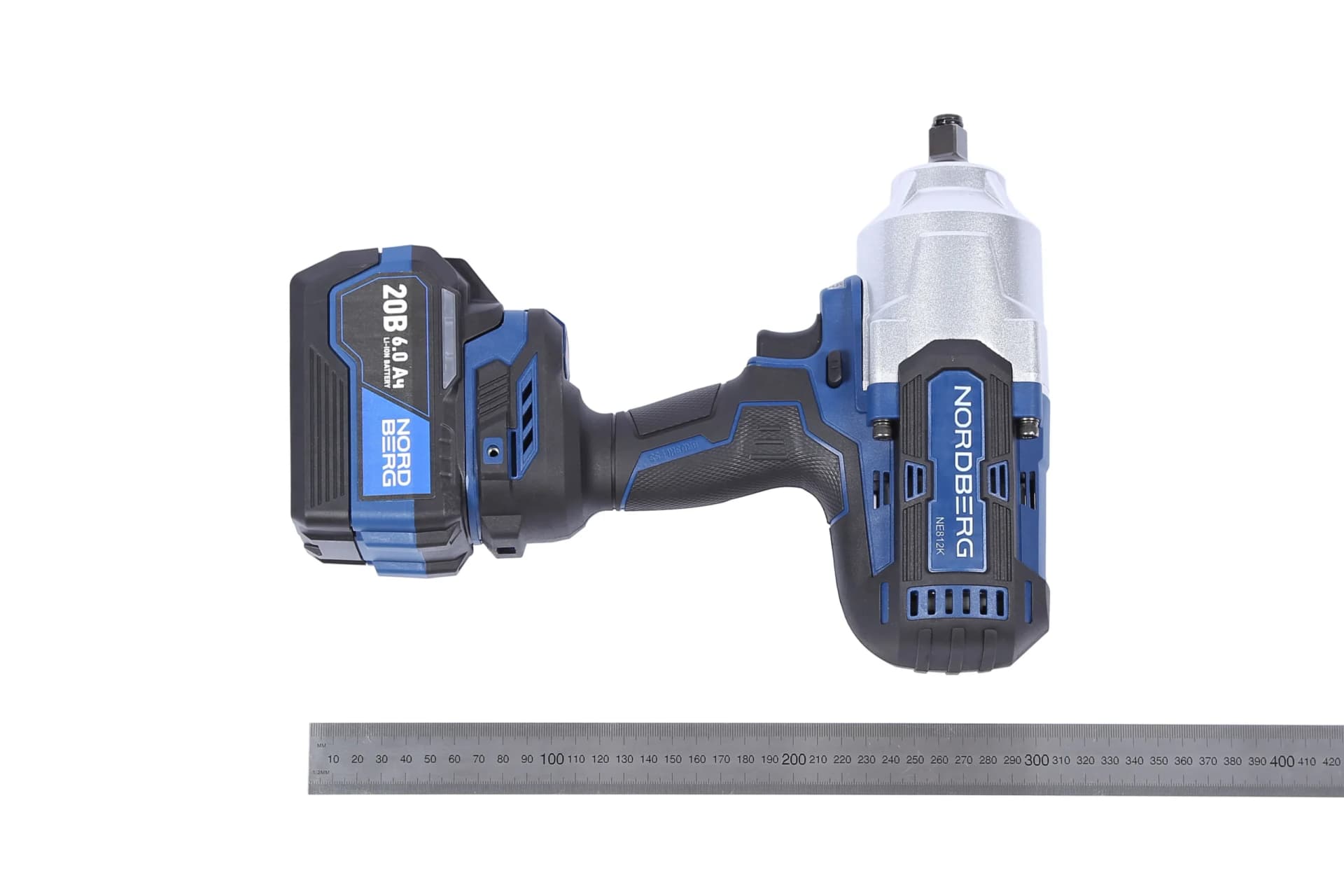Гайковерт аккумуляторный NORDBERG NE812K — 1/2″, 1700 Нм, 6 Ач