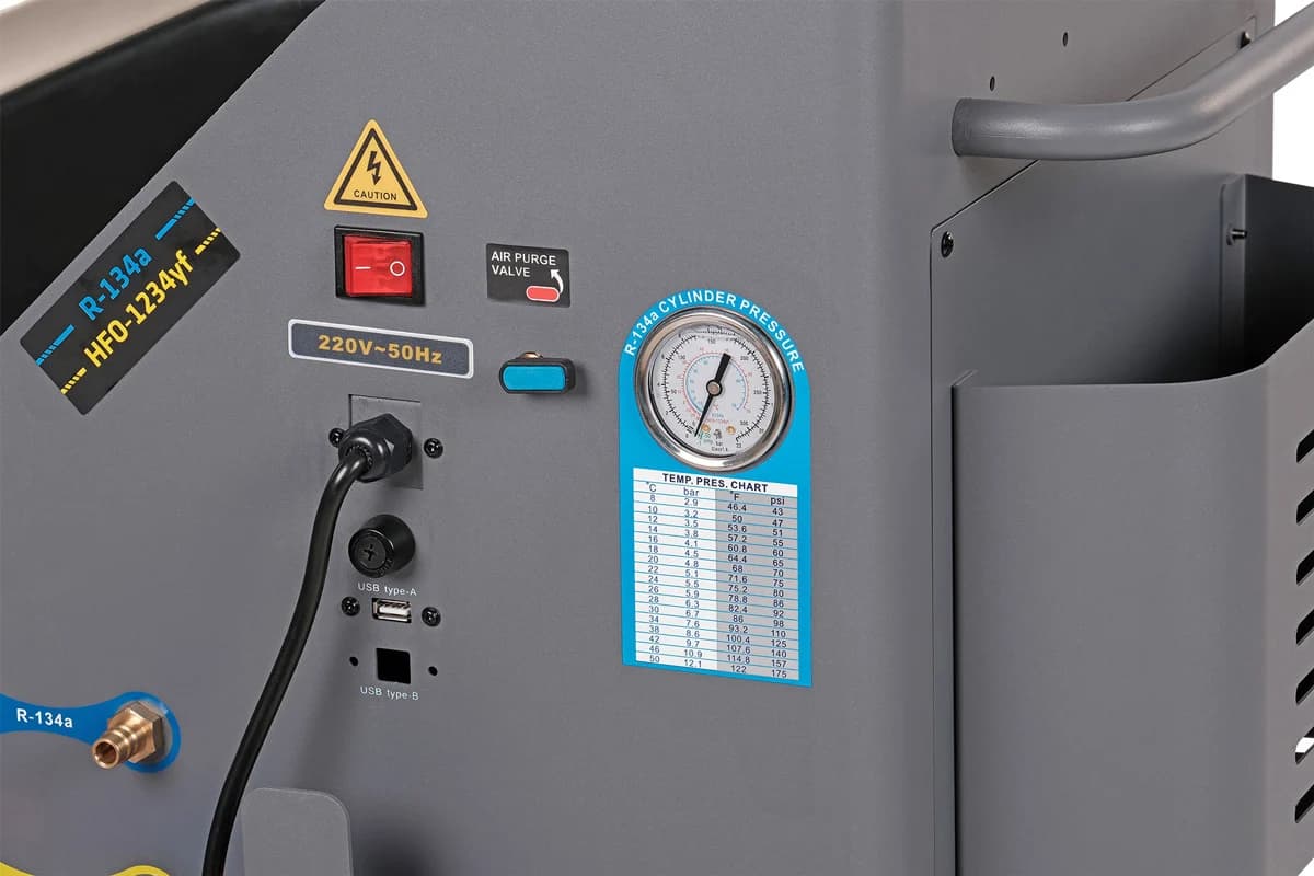 Установка автомат для заправки автомобильных кондиционеров (R134a+R1234yf)