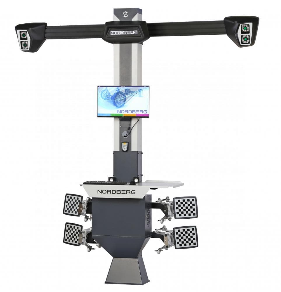 Стенд сход-развал 3D четырехкамерный C804 — фронтальный вид