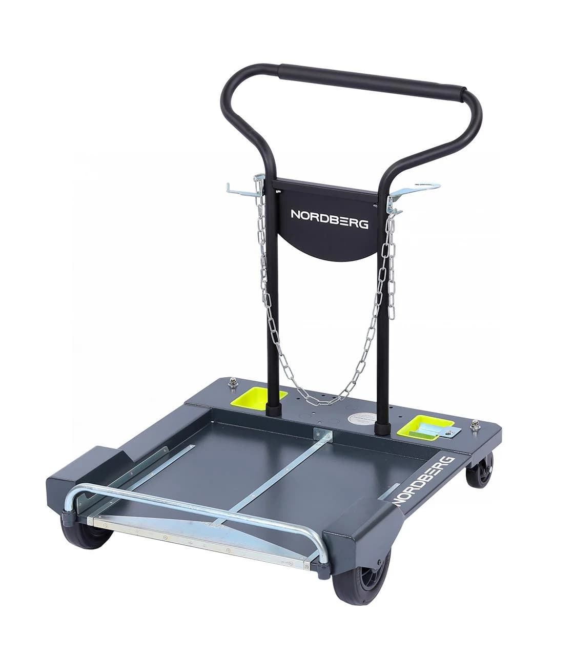 Тележка для транспортировки бочек Nordberg N31T05 — 4 колеса до 200 л