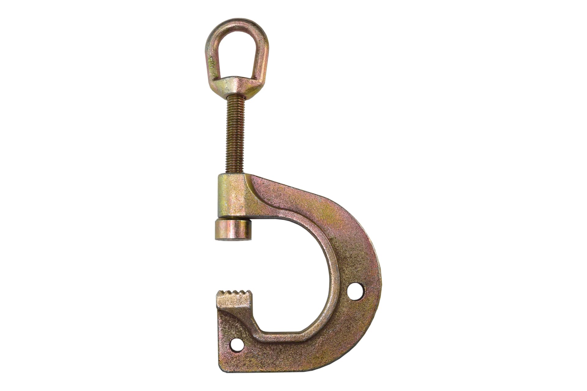 С-образная струбцина с рым-кольцом 4 т, глубина зева 85 мм, тяга в 3 направлениях WIEDERKRAFT WDK-0211