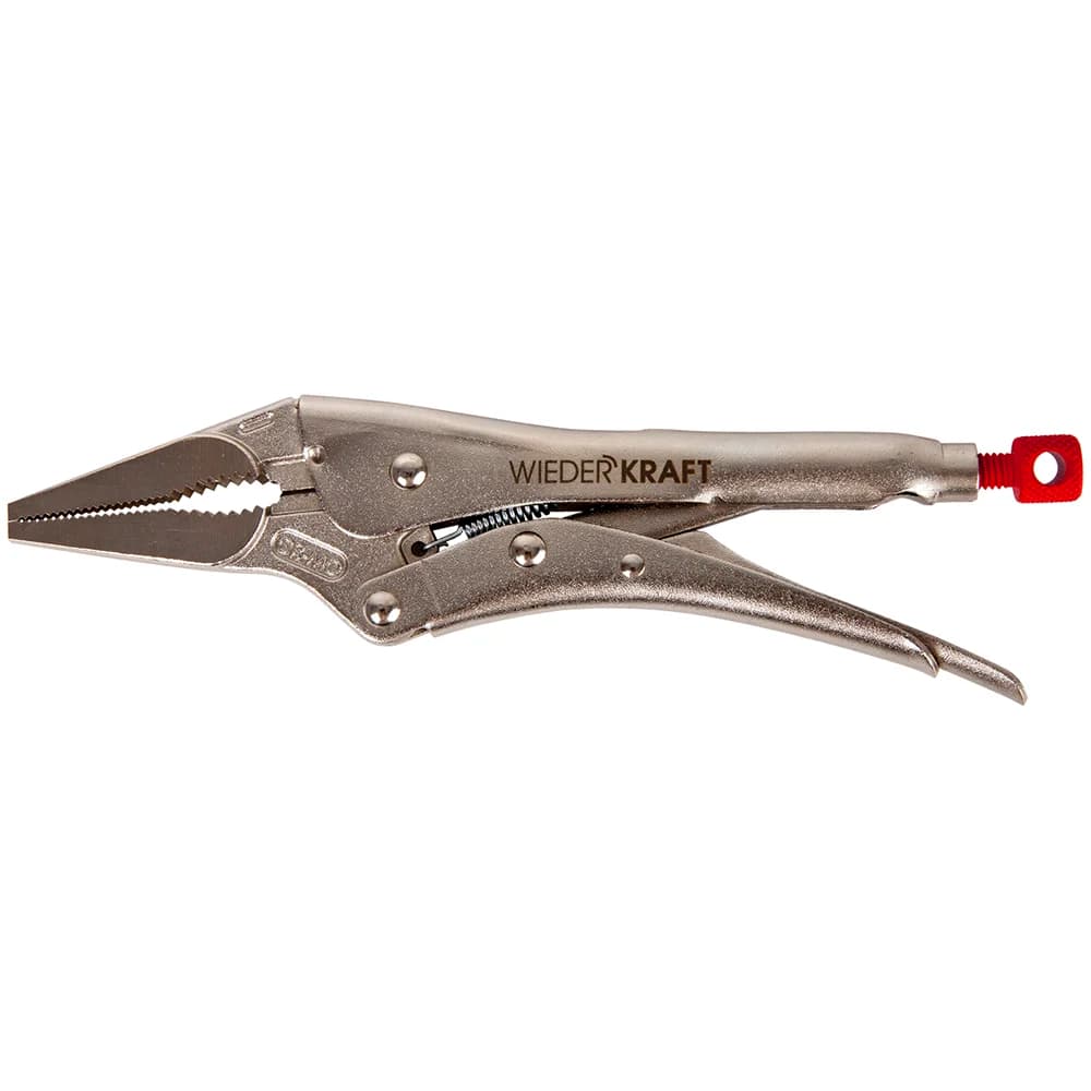 Зажим сварочный удлинённый 225 мм Wiederkraft WDK-65047