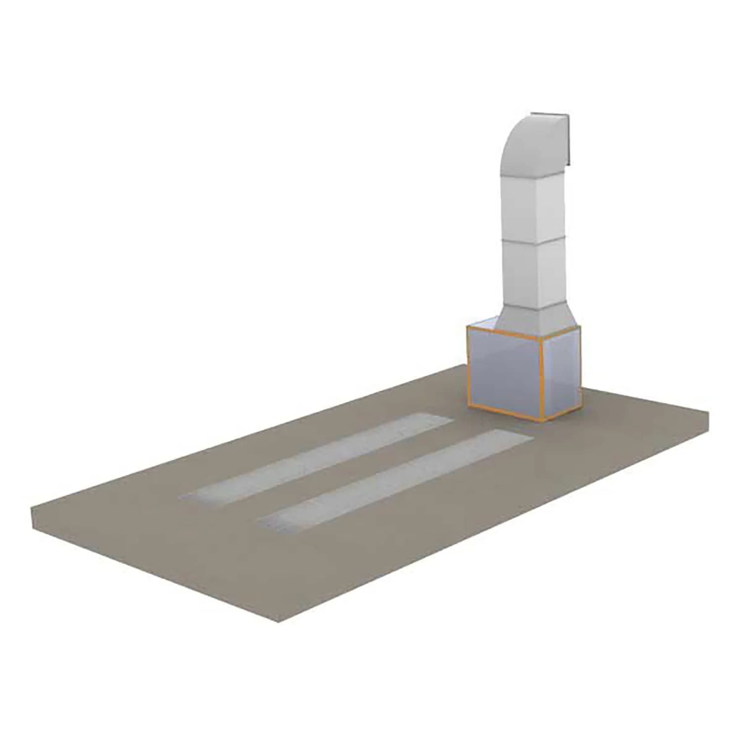 Пост подготовки с вытяжной системой 12 000 м³/ч WDK-511