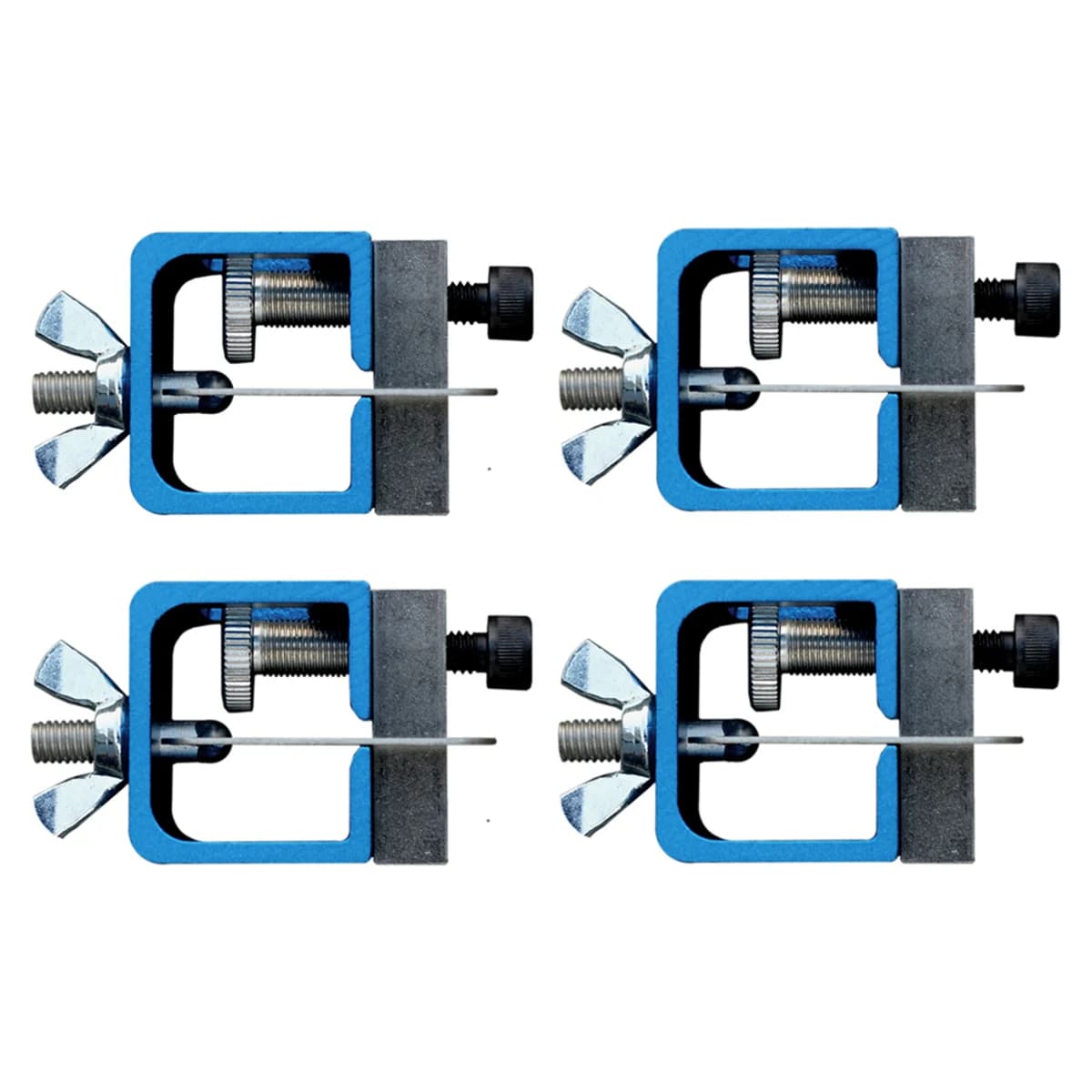 Комплект стыковых сварочных зажимов 4 шт Wiederkraft WDK-65943